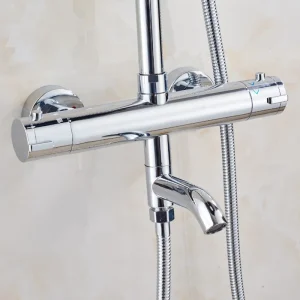 Robinet mitigeur thermostatique pour salle de bains, mitigeur de salle de bains chaud et froid, robinet de baignoire, robinets de douche thermostatiques NWT-8907