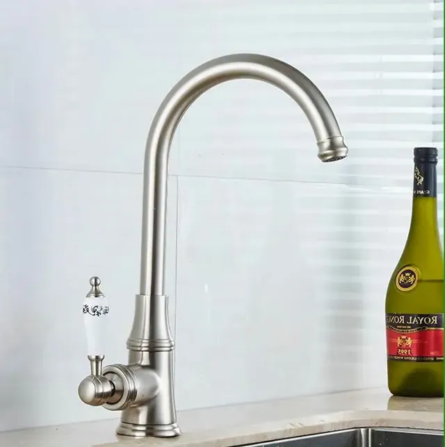 Robinets de cuisine en Bronze noir frottés à l'huile – vue 2