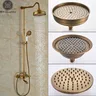 Ensemble douche bain mural laiton antique…