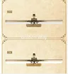 Applique murale luxe rétro étanche bronze doré LED… – vue 6
