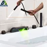 Mitigeur baignoire plage cinq trous bec cascade large… – vue 1