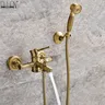 Ensemble de robinets de bain-douche en bambou – vue 4