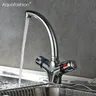 Robinet thermostatique évier cuisine laiton chromé… – vue 2