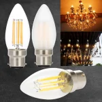 Ampoules LED Edison à baïonnette B22, 2/4/6W, lumière à intensité variable, lumière blanche chaude/froide 2700/6000K, 220/240/230V