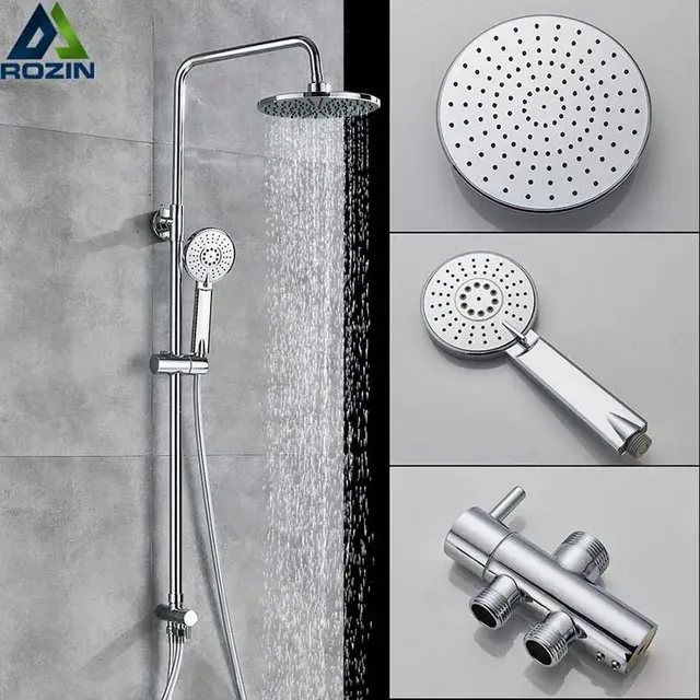 Colonne douche murale thermostatique chrome pluie plate…