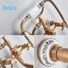 Robinet de baignoire en laiton Antique mural 30 cm Long… – vue 6
