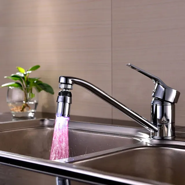 LED robinet d'eau lumière colorée changeante lueur pomme… – vue 2