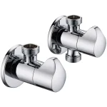 Valve murale de douche en laiton mâle G1/2 « , robinet d&rsquo;angle de bain, accessoires d&rsquo;eau à deux voies, AG888