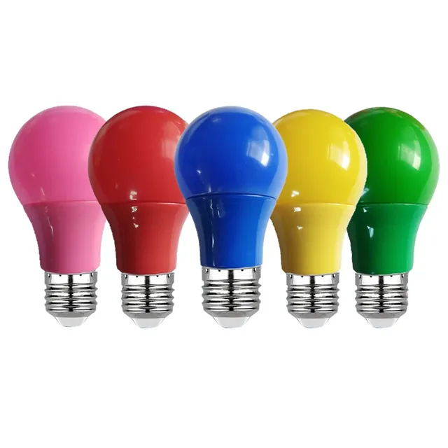 Ampoule LED colorée E27 lampe barre lumineuse LED 3W 5W… – vue 6