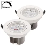 Downlight LED encastré à intensité variable 3W 4W 5W 7W gradation Spot LED plafonnier LED AC 110V 220V