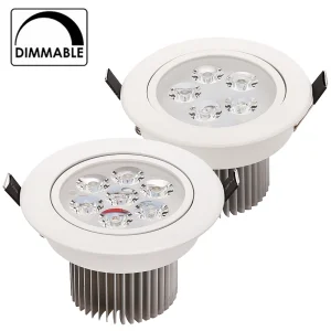 Downlight LED encastré à intensité variable 3W 4W 5W 7W gradation Spot LED plafonnier LED AC 110V 220V Downlight LED encastré à intensité variable 3W 4W 5W 7W gradation Spot LED plafonnier LED AC 110V 220V