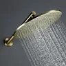 Ensemble douche pluie mural laiton brossé doré moderne… – vue 3