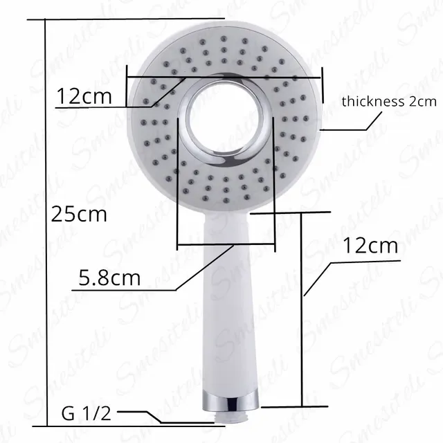 Pomme de douche haute pression – vue 6