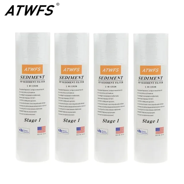 ATWFS filtre purificateur d'eau 5 microns 4x10 "ppf…