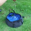 Lavabo Pliable Portable pour Voyage, Pêche, Randonnée, Camping en Plein Air, Récipient d&rsquo;Eau Pliable E27, 8.5L