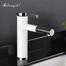 Robinet de lavabo de salle de bains blanc – vue 5