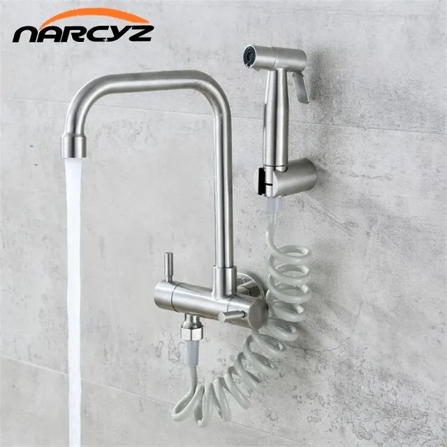 Planspray froid horizontal ensemble buse de bidet double…