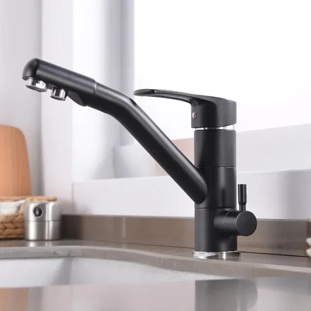 Mitigeur cuisine monotrou bec orientable rotatif trois… – vue 4