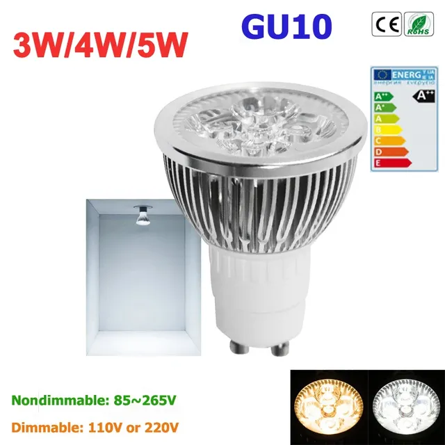 Ampoules LED GU10 super lumineuses