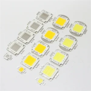 Lampe LED haute puissance 10W 20W 30W 50W 100W, blanc/blanc chaud/RGB, SMD, puce de lumière pour projecteur