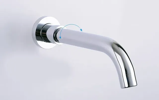 Mélangeur de douche de baignoire basse chromé – vue 3