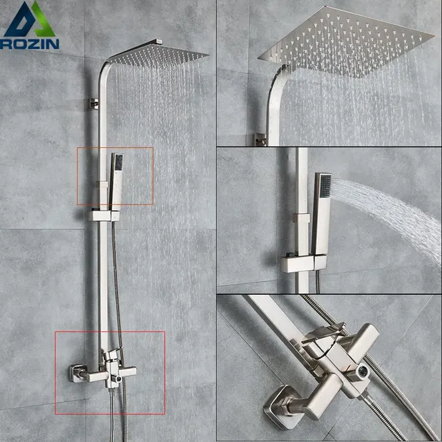 Mélangeurs de douche de luxe robinet Nickel brossé… – vue 3