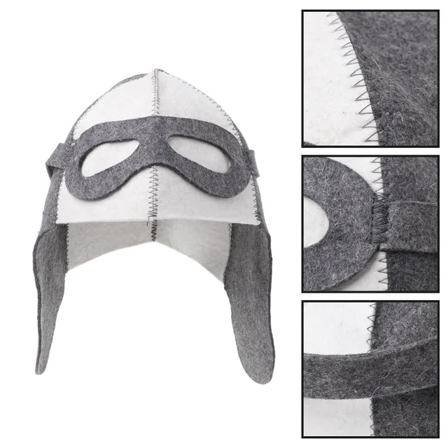 Bonnets feutre laine épais thermorégulateur doublure… – vue 2