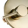 Ensemble de douche rond en laiton mat brossé – vue 4