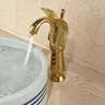 Robinet baignoire mitigeur trois trous laiton doré poli… – vue 6