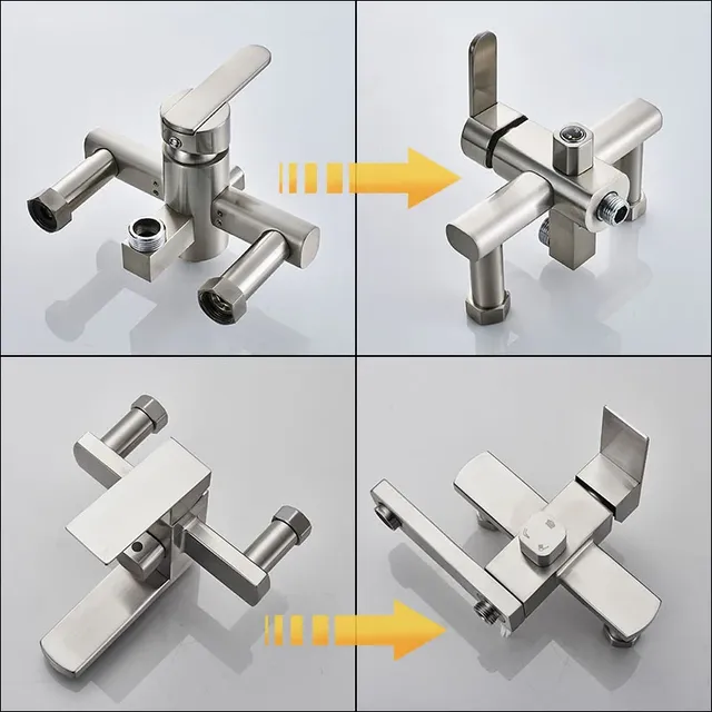 Mélangeurs de douche de luxe robinet Nickel brossé… – vue 2
