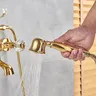 Robinet de baignoire en laiton – vue 4