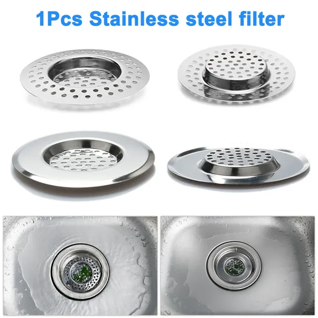 Filtre de grille d'évier de cuisine en acier inoxydable – vue 2