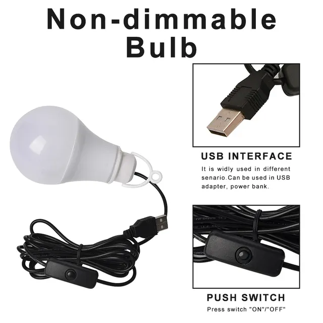 Ampoule LED à intensité variable avec interrupteur… – vue 4