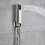 Pommeau de douche à main avec support, tuyau de 1.5m