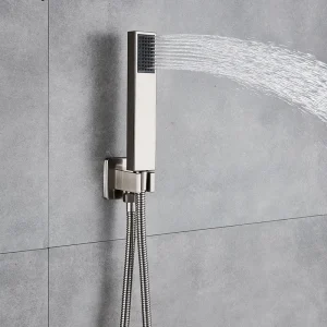 Pommeau de douche à main avec support, tuyau de 1.5m