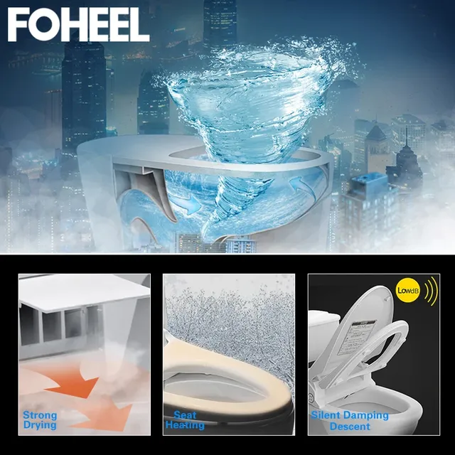FOHEEL-Juste de siège de toilette intelligente – vue 2