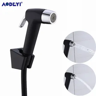 Pulvérisateur de Couches de Bidet à Main pour Toilette Noire