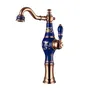 Robinet de lavabo en céramique et laiton – vue 3