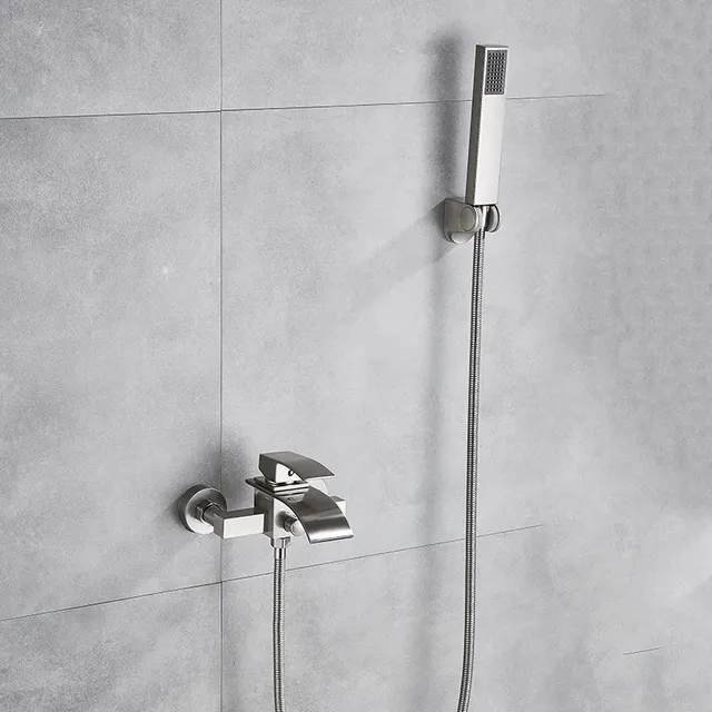 Système de douche mural avec bec – vue 5