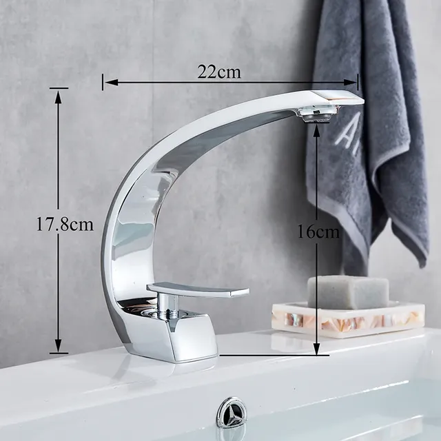 Quyanre Robinet de lavabo en laiton élégant – vue 6