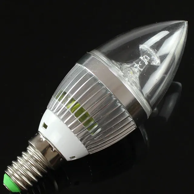 Ampoule LED candélabre bougie E14 E27 9W 12W 15W – vue 3