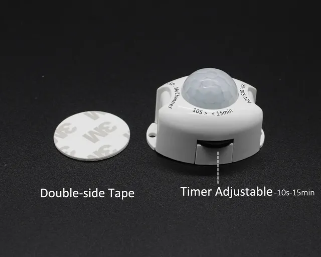 Capteur de mouvement interrupteur de lumière 5V 12V DC… – vue 3