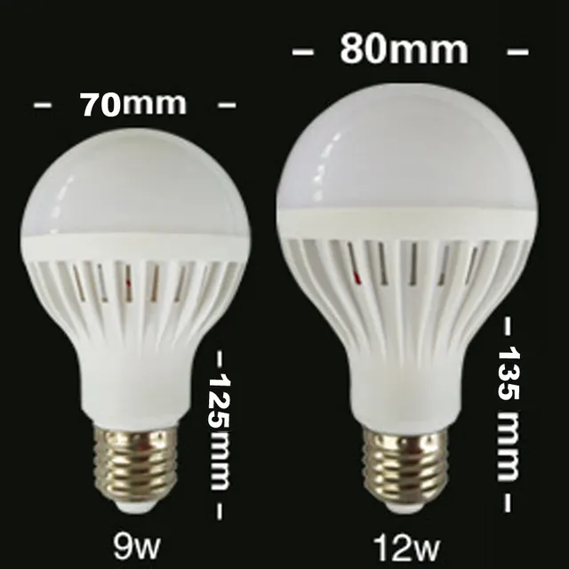 Ampoule Led E27 B22 220V 110V 3W 5W 7W 9W 12W – vue 2