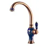 Robinet de lavabo en céramique et laiton – vue 6