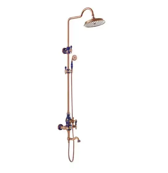 Robinet de lavabo en céramique et laiton – vue 7