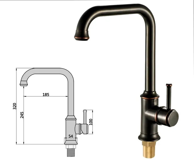 Robinet mitigeur de lavabo de cuisine de salle de bains… – vue 7