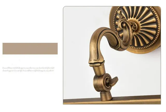 Applique Murale Miroir Moderne en Laiton – vue 5