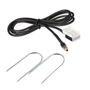 Adaptateur Auxiliaire audio compatible Citroën RD4 N1 Radio MP3 câble 150cm prise12broches jack35mm stéréo haute qualité noir installation directe