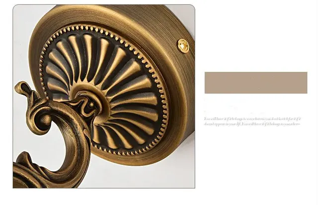 Applique Murale Miroir Moderne en Laiton – vue 6