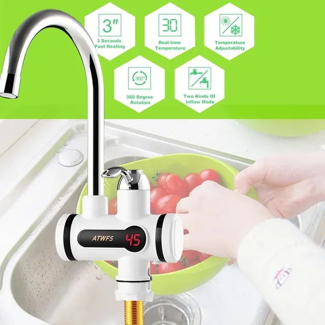 Robinet mitigeur électrique instantané trois mille watts… – vue 3